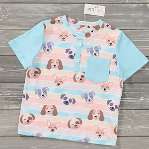 Puppy Blossoms shirt