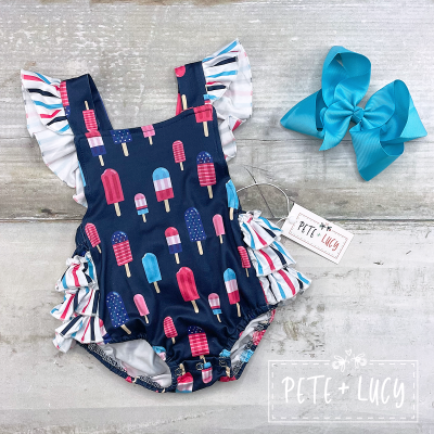 Patriotic Popsicles Romper