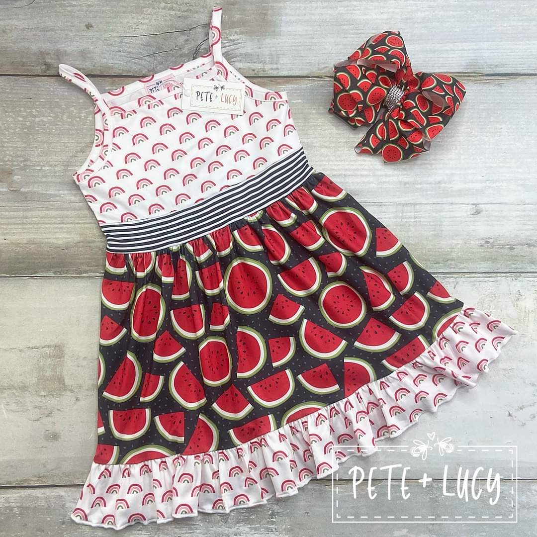 Rainbows and Watermelons Dress