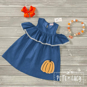 Fall Denim Collection Child's Dress