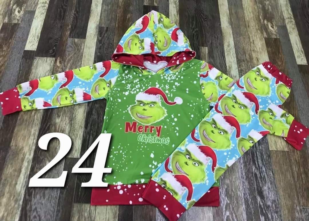 Grinch Merry Christmas Hoodie lounger
