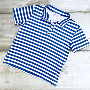 Mother's day boys striped shirt